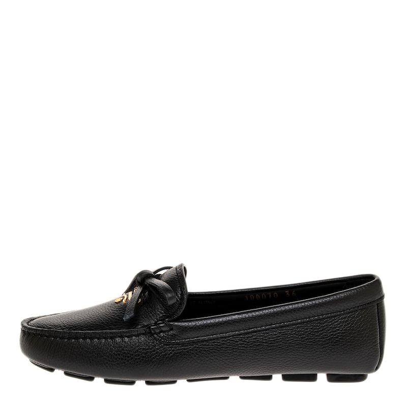 Prada Leather Driving Shoes
