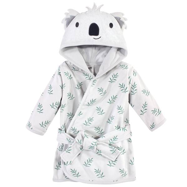 slide 1 of 1, Hudson Baby Infant Unisex Cotton Rich Bathrobe, Koala, 0-9M - Koala - 0-9 Months 0-9 Months - Koala