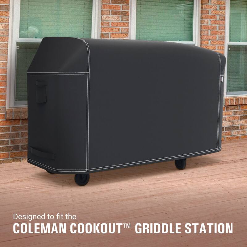 Coleman Cookout Heavy-Duty Cover for 4-Burner Griddle Station, Black - N/A