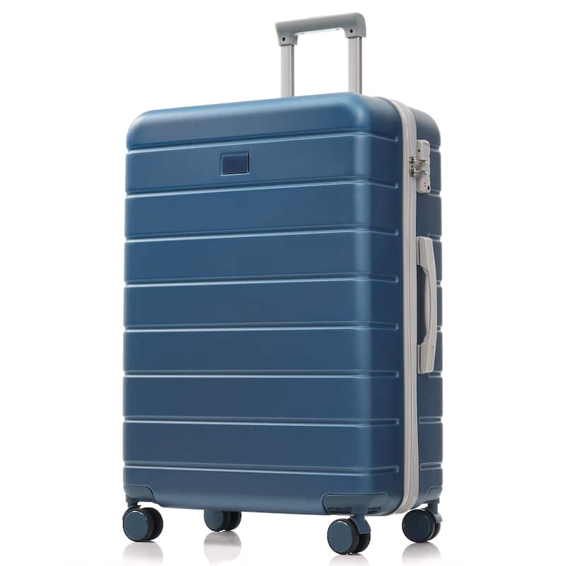 3-Piece, 20, 24, 28-Inch Modern Premium Luggage with TSA Lock and 360° Spinner Wheels, for Boarding Travel, Blue