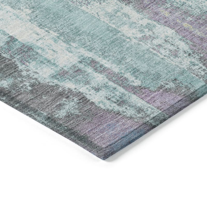 HomeRoots Abstract Transitional Rectangle Outdoor Rug