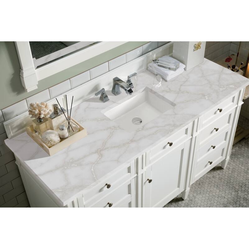 James Martin Vanities 650-V60S-FVSL Brittany 60" Free Standing Single