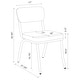 preview thumbnail 14 of 22, Retro Upholstered Dining Side Chair (Set of 2)