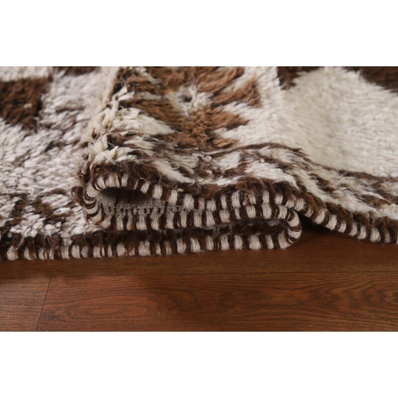 Plush Turkish Anatolian Oriental Runner Rug Hand-knotted Wool Carpet - 3'7"x 10'11"