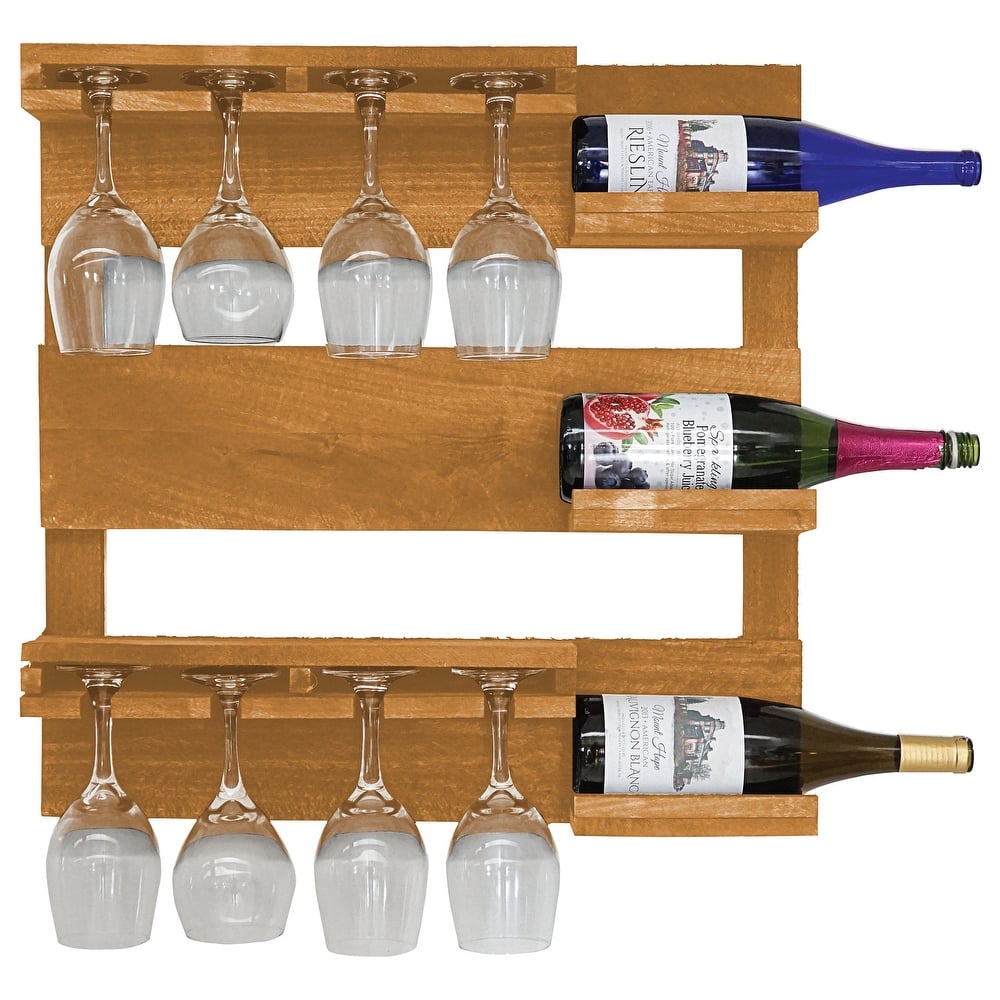 Farmhouse 3-Bottle Wine Bar