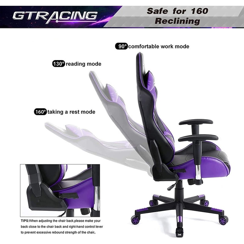 Lucklife Gaming Chair Racing Office Computer Ergonomic Video Game