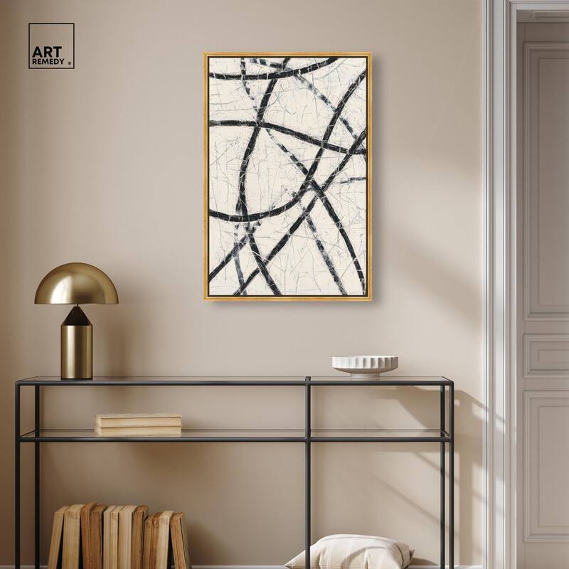 Intersecting Lines II Canvas by Art Remedy