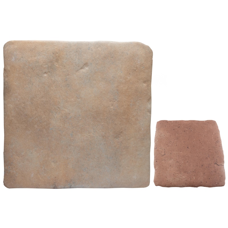 Merola Tile Benisa Marelle Teja with Cotto Taco 11-7/8" x 17-3/4" Porcelain Floor and Wall Tile - Case (22 Tiles)