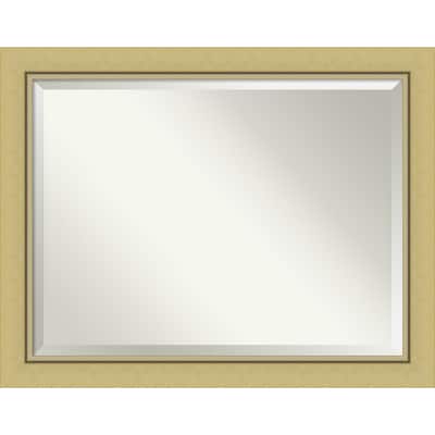 Beveled Bathroom Wall Mirror - Landon Gold Frame