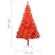 preview thumbnail 39 of 60, vidaXL Artificial Christmas Tree with LEDs&Stand Decor Multi Colors/Sizes