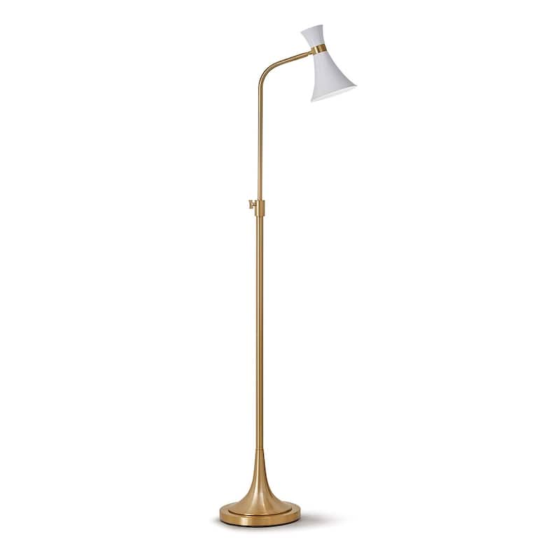 HOMEGLAM Bonnie One Light Adjustable 70"H Metal Floor Lamp