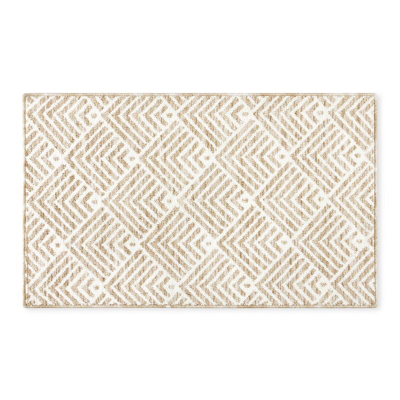 TOWN & COUNTRY EVERYDAY Walker Modern Stripe Everwash Washable Multi-Use Non-Slip Backing Decorative Rug