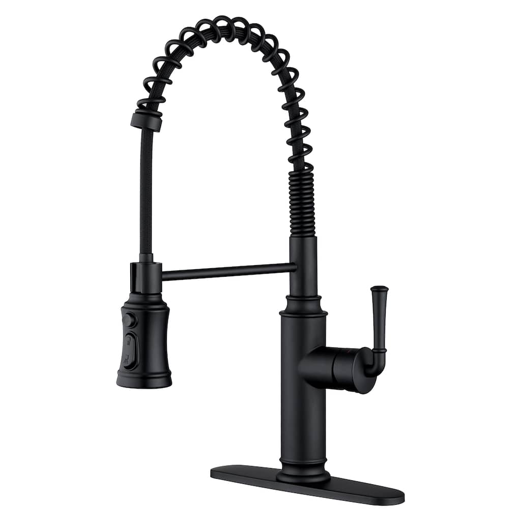 Single Handle Pull Down Sprayer Kitchen Faucet with Touchless Sensor