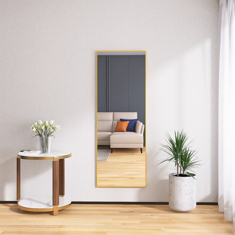 Tempered mirror 64" x 24" Tall Full Length Mirror with Stand