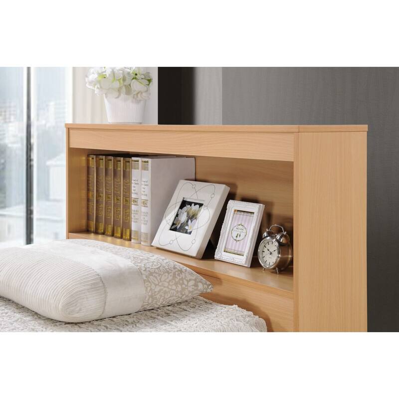 85.5" Beech Captain Bed with 3 Drawers and Headboard - Twin Size