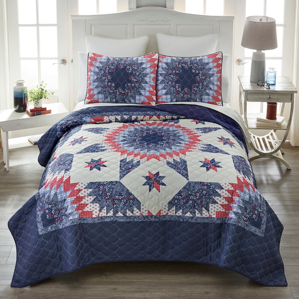 Donna Sharp Bluefield Star Polyester Quilt Collection