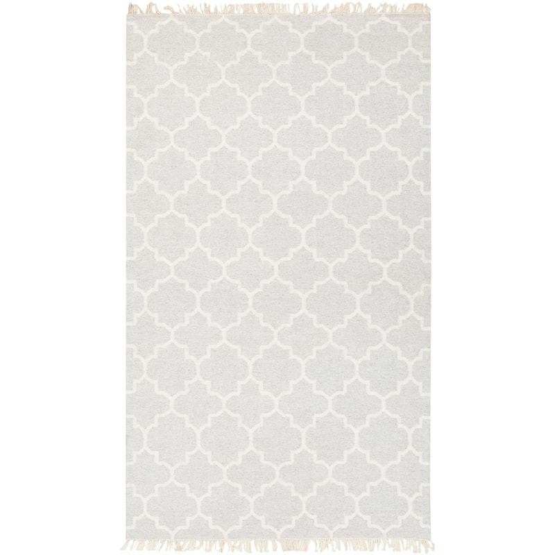Hand-Woven Tegan Moroccan Trellis Reversible Area Rug