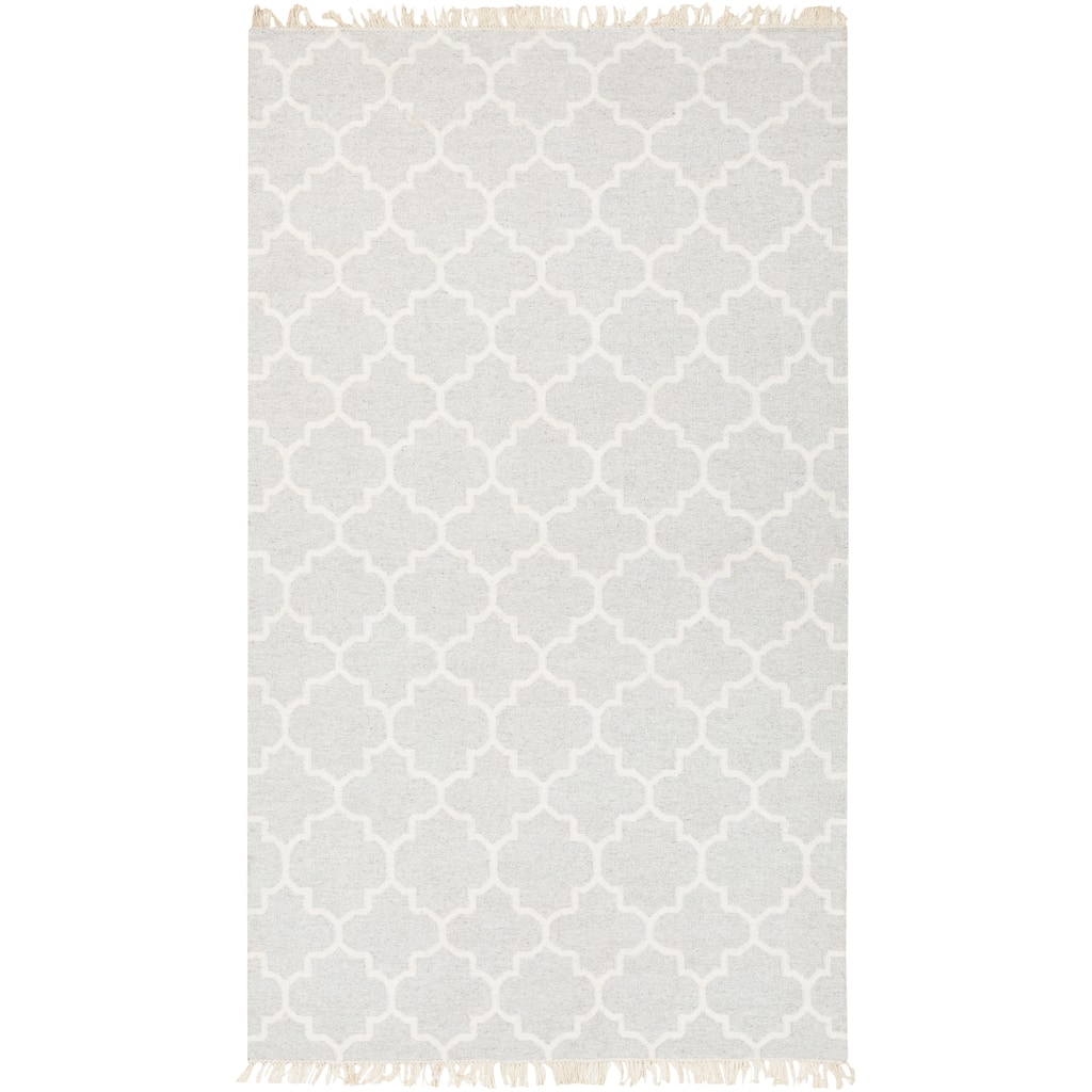 Hand-Woven Tegan Moroccan Trellis Reversible Area Rug