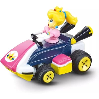 Carrera Kid's 2.4GHz RC Nintendo Mario Kart Mini Remote Control Toy Car, Peach