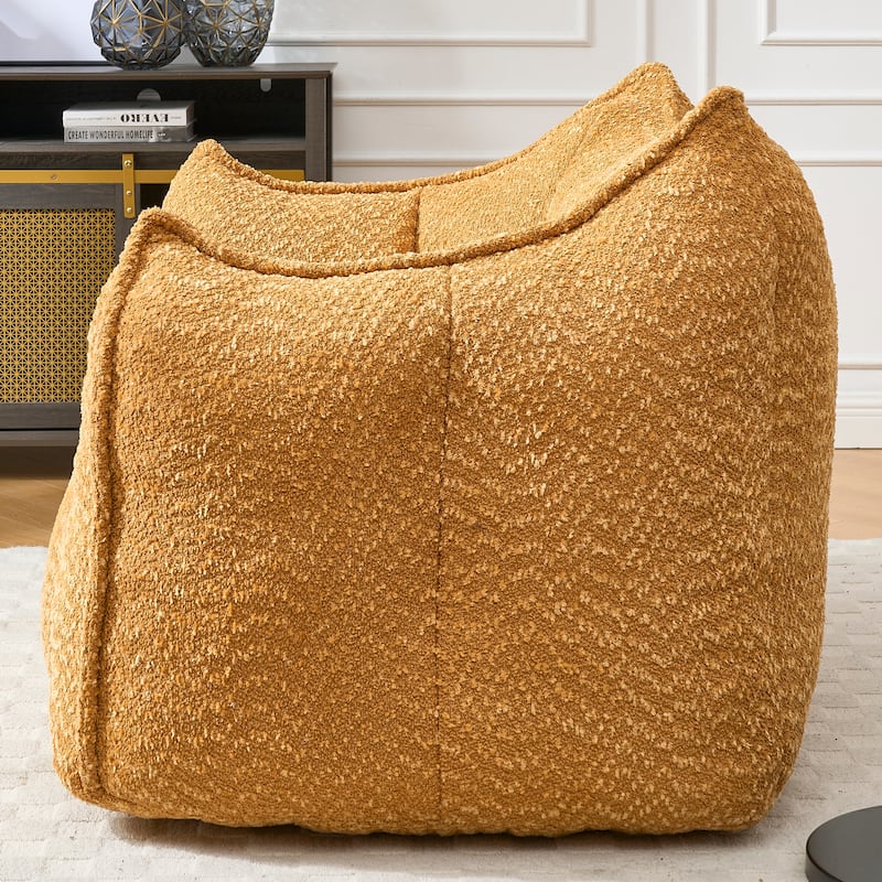Sofa Chairs with Highly Resilient Foam for Living Rooms and Bedrooms, Comfortable Square Sofas, Bean Bag Chairs for Adults