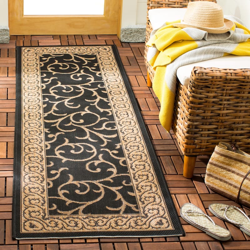 SAFAVIEH Courtyard Heili Indoor/ Outdoor Waterproof Patio Backyard Rug