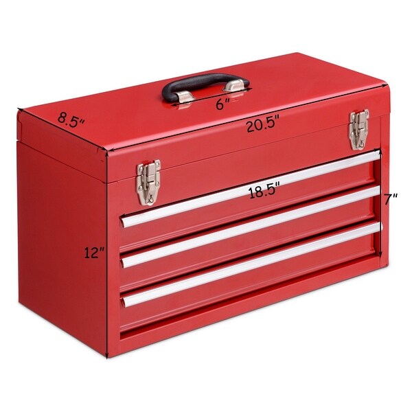 Bostitch tool box with cheap wheels 3 drawer