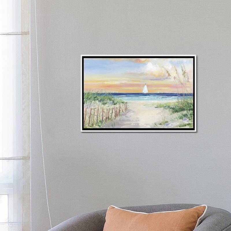 iCanvas "Set Sail" by Sally Swatland Framed Canvas Print