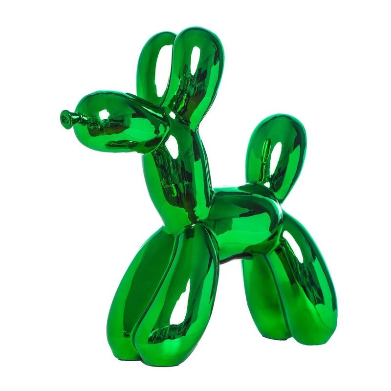 Interior Illusions Plus Kelly Green Ceramic Dog Piggy Bank - 12" tall