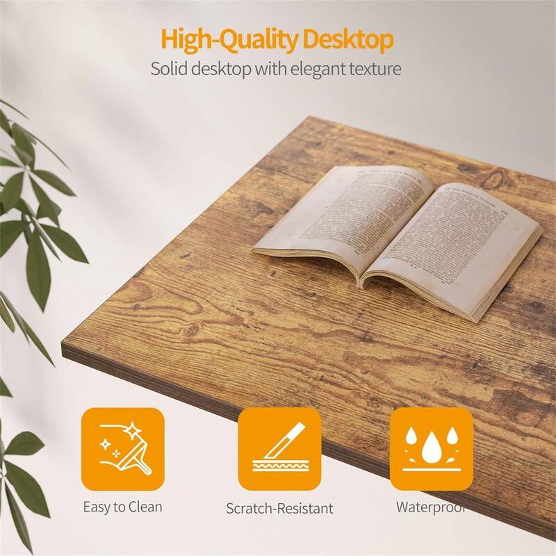 Computer Home Office Desk with 2 Drawers