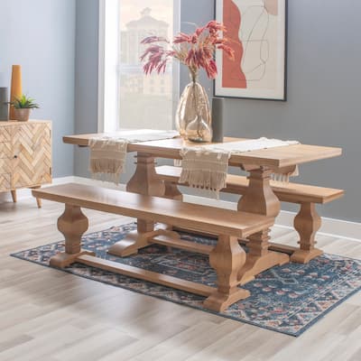 Quinlan Solid Wood Dining Bench