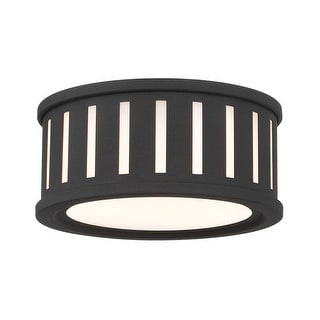 Crystorama Lighting Group KEN-2200 Kendal 2 Light 10" Wide Flush Mount