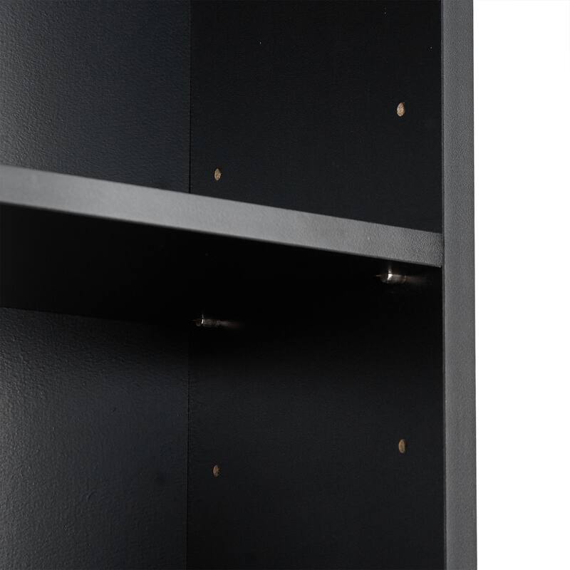 Freestanding Tall Storage Cabinet with Drawers, 3-layer Open Shelves and Adjustable Shelf for Bathroom Kitchen Office Livingroom