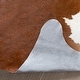 preview thumbnail 9 of 24, SAFAVIEH Handmade Cow Hide Lorean Cabin & Lodge Leather Rug