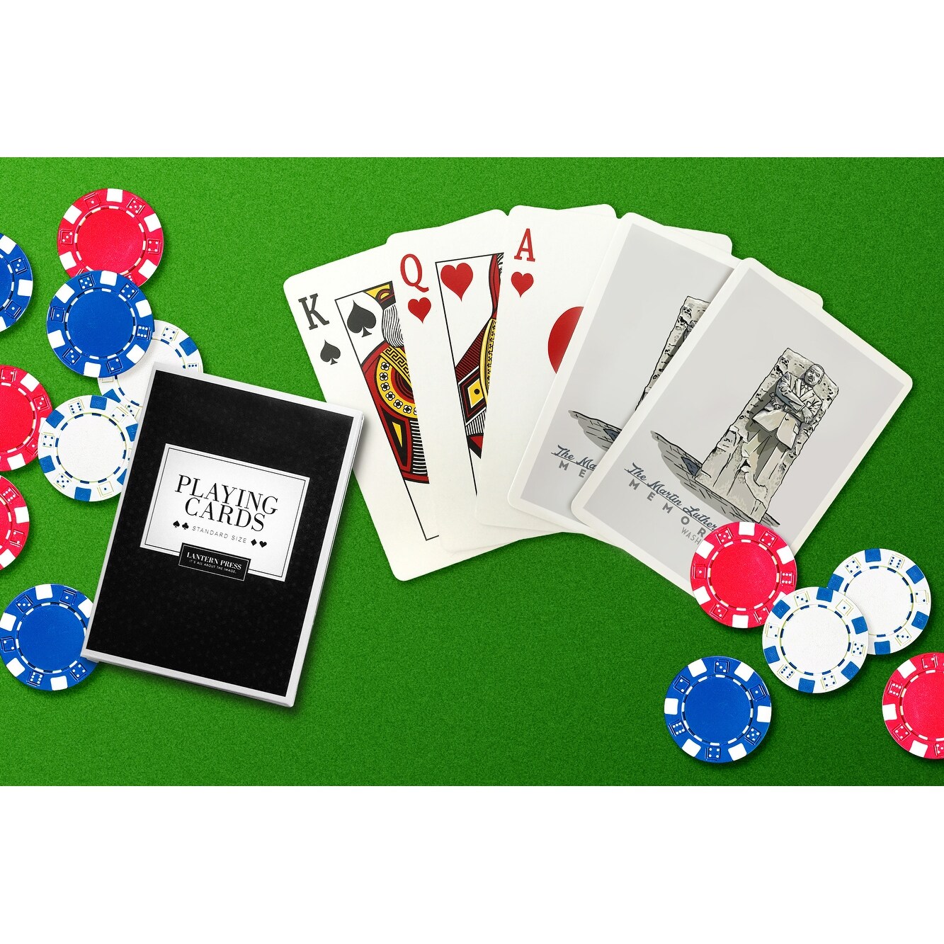 Amazon Com Washington Dc Martin Luther King Jr Memorial Playing Card Deck 52 Card Poker Size With Jokers Everything Else