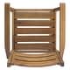 preview thumbnail 16 of 19, Stamford Outdoor Acacia Barstool (Set of 4) by Christopher Knight Home