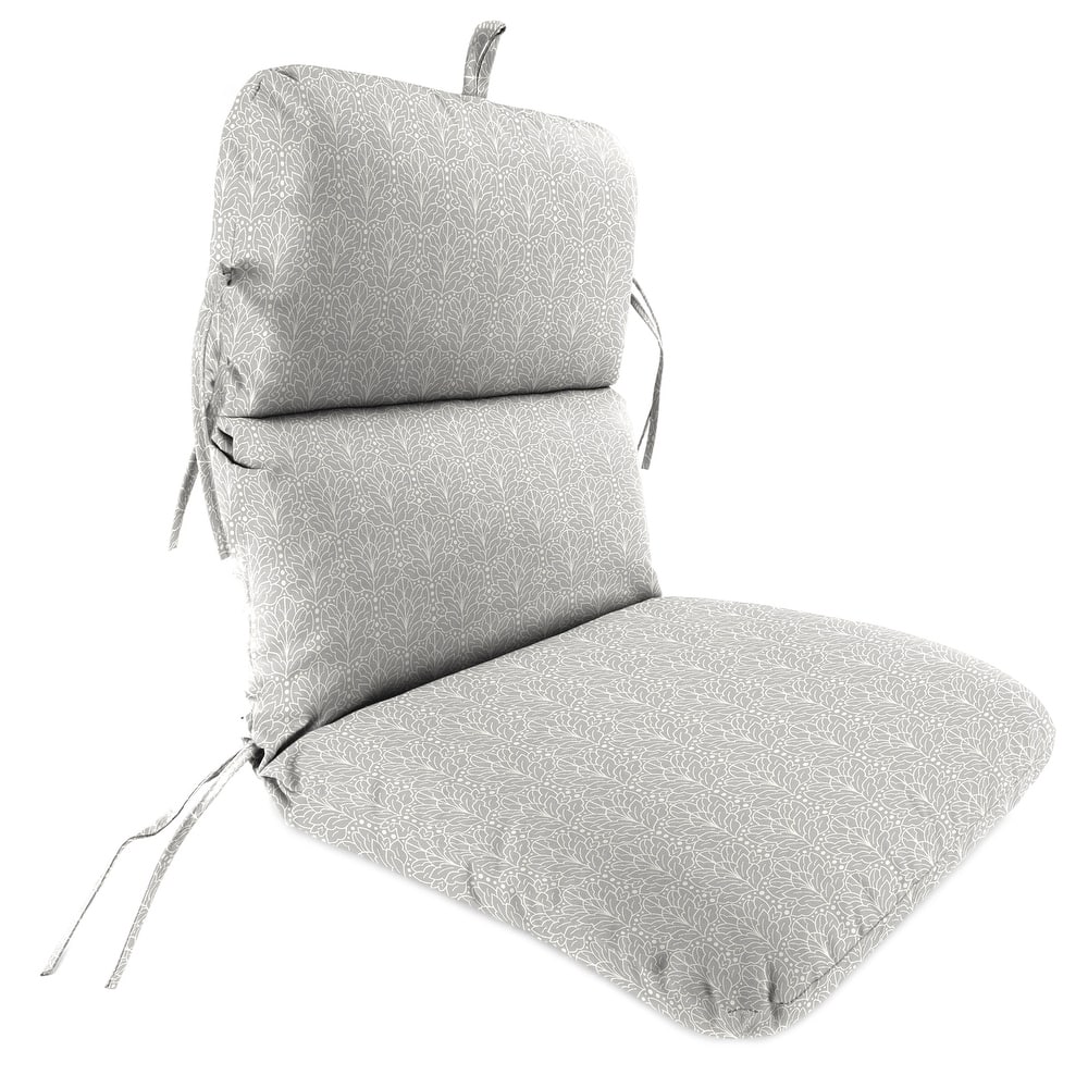 22" x 45" Outdoor Chair Cushion with Ties and Loop - 45'' L x 22'' W x 5'' H