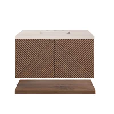 James Martin Vanities D200-V36-3EMR Marcello 36" Wall Mounted Single