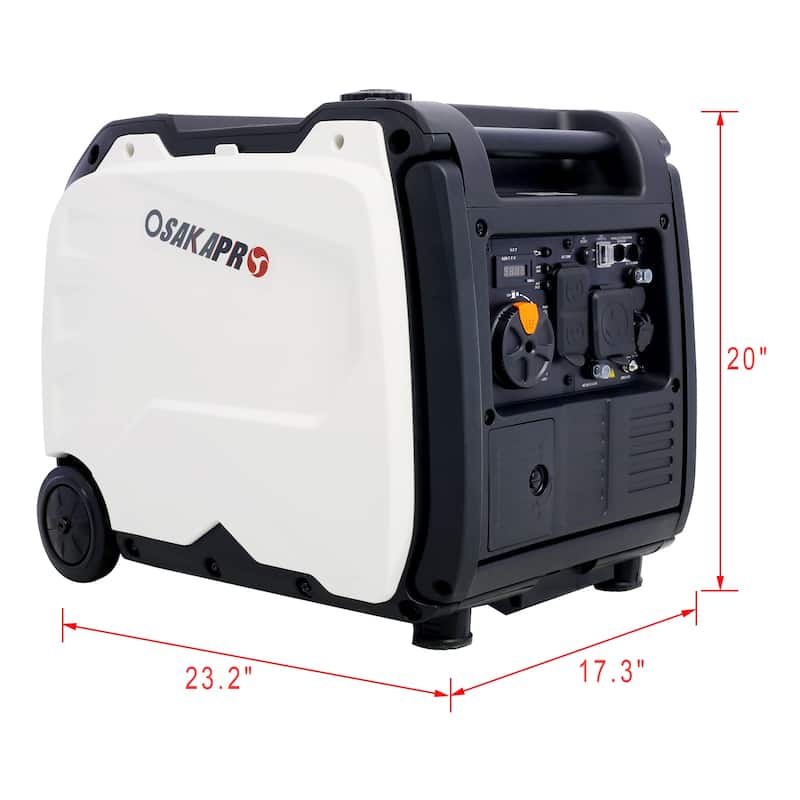 Super Quiet 4500W Portable Inverter Generator, 4 Stroke, 212CC