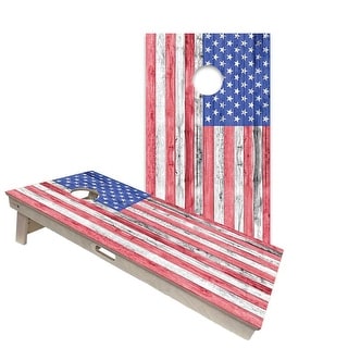 American Flag Regular Regulation 2x4 Cornhole Board Set