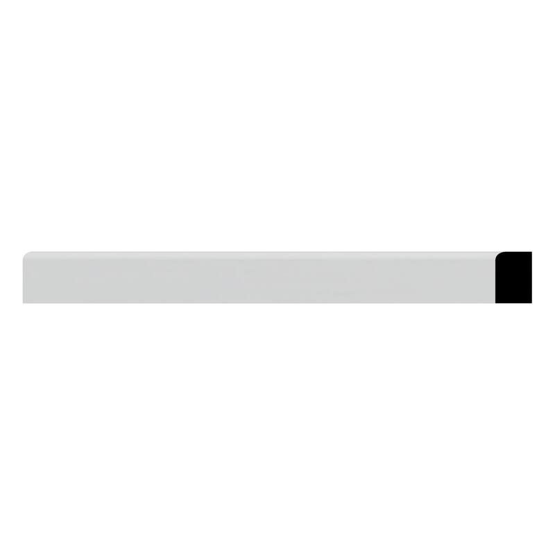 WM52: 7/16-in D x 3/4-in W x 96-in L Americraft Solid Hardwood Stain Grade Shoe Moulding - Primed Fingerjoint Pine
