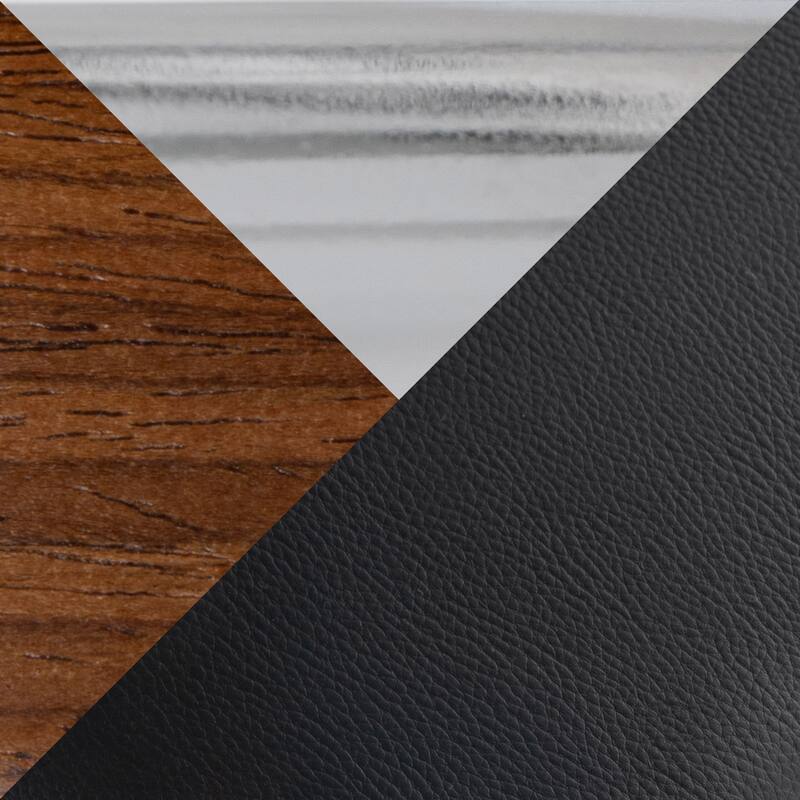 Porch & Den Studded Naldi 26" Fixed-Height Counter Stool with Bent Wood Legs & Round Footrest (Set of 2)