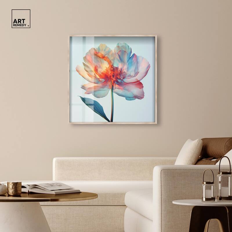 Peony Phases Shadowbox by Art Remedy