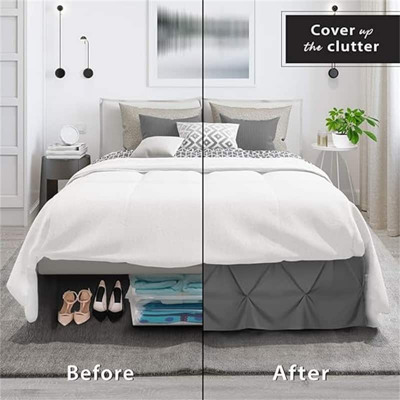 Pinch Pleat Bed Skirt