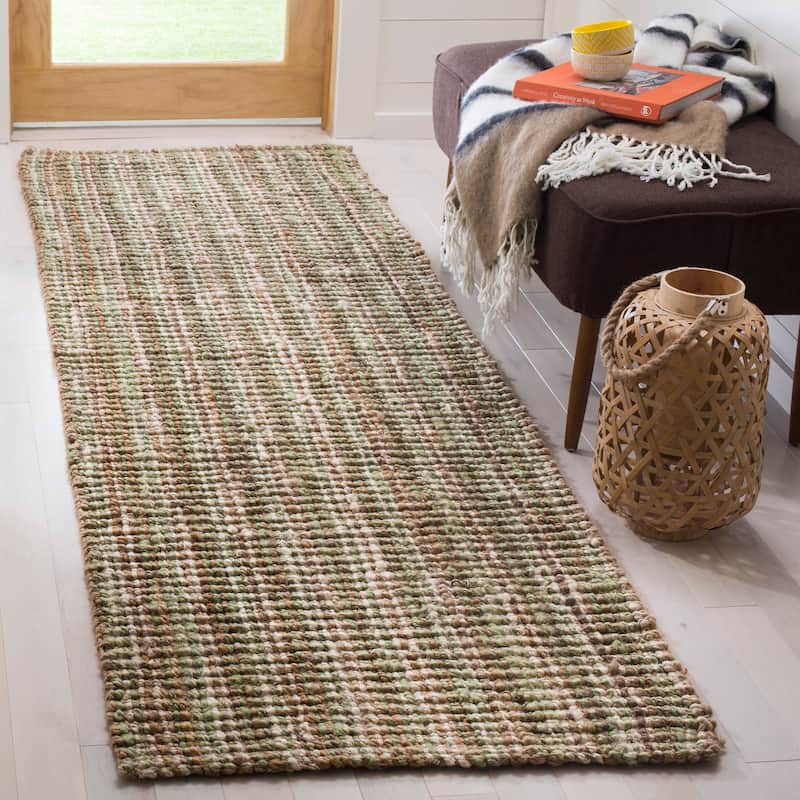 SAFAVIEH Jerneja Handmade Solid Chunky Jute Area Rug