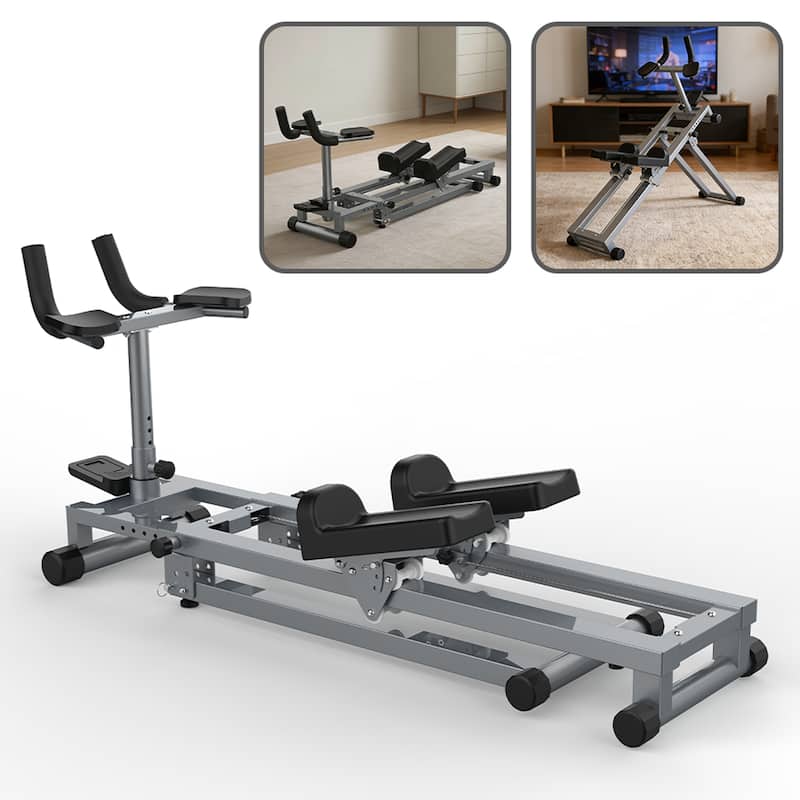 3-in-1 Spine Twist Stretcher & Stair Stepper Waist Trainer, Adjustable Back Stretcher Machine for Lower Back Exercise