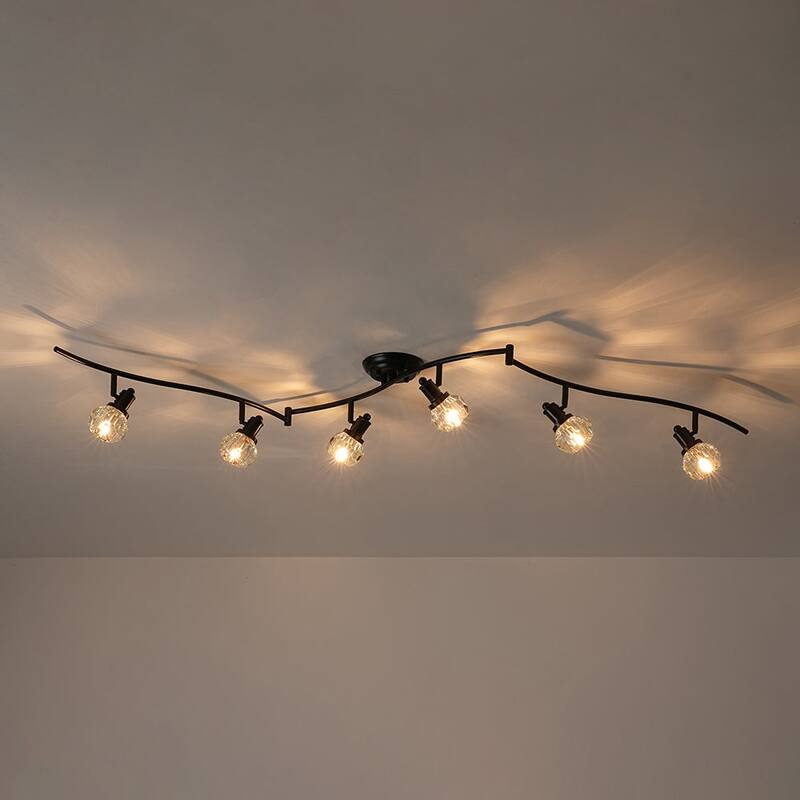 Versatile Adjustable Crystal Track Light Linear Island Spotlight