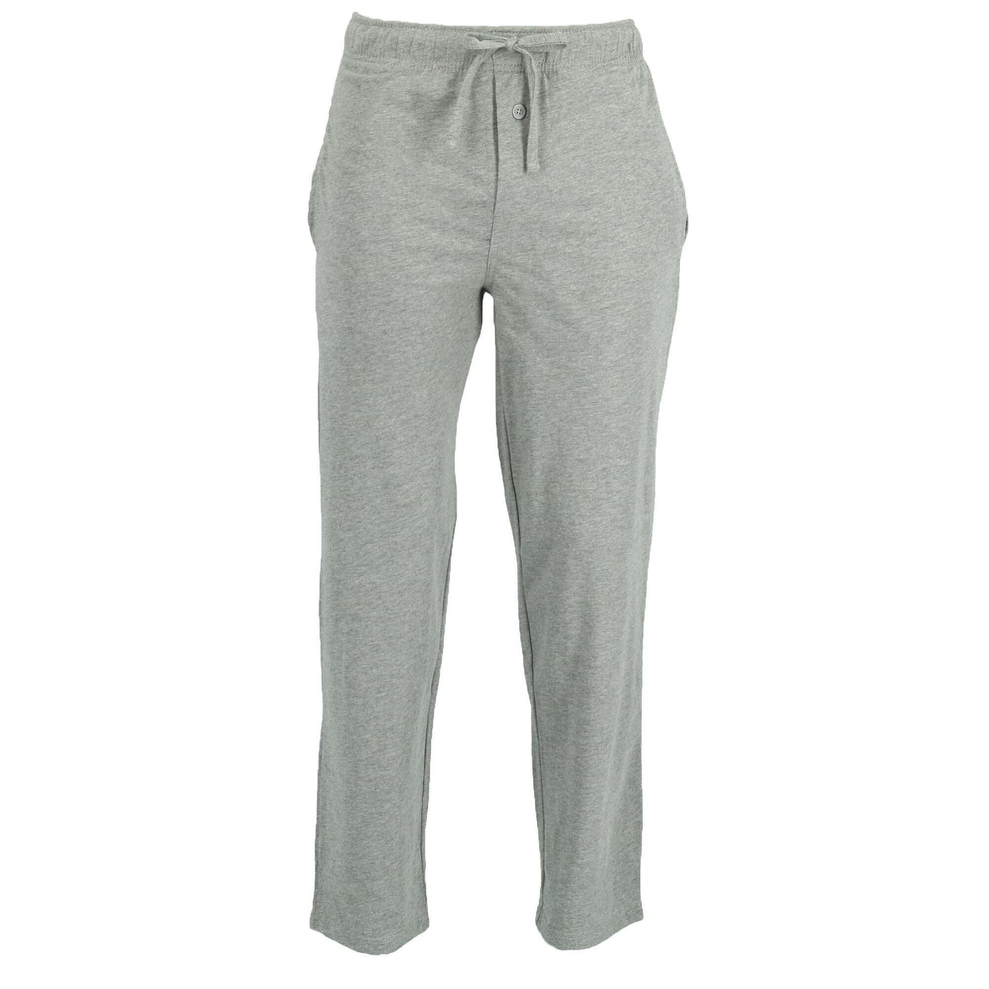 fruit of the loom men's knit poly rayon jogger lounge pant