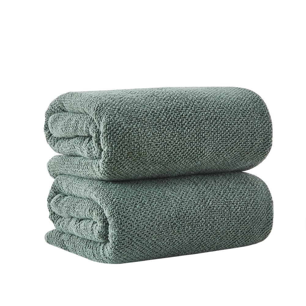 100% Cotton Acacia Collection Ultra Absorbant Popcorn Bath Towels