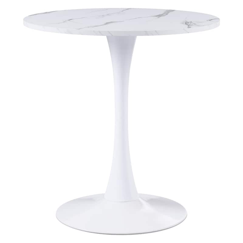 Round Pedestal Bistro Table 28" - White