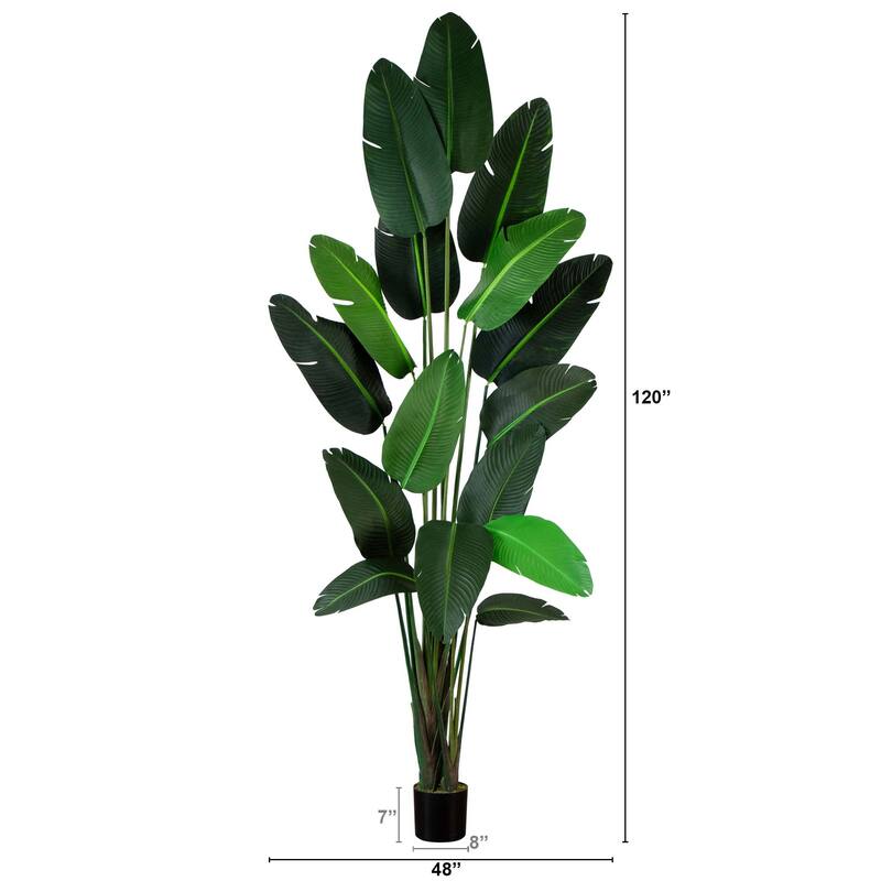 10' Artificial Travelers Palm Tree - Green